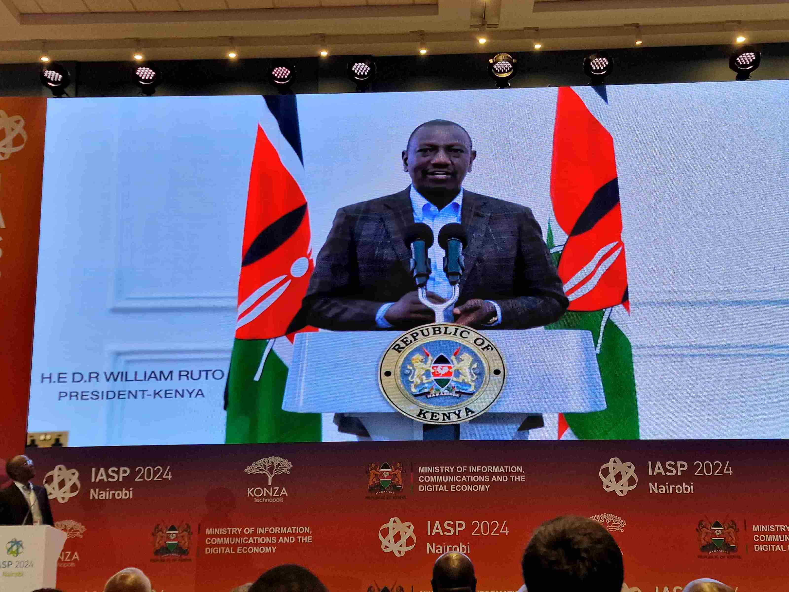 IASP 2024 Mensaje del presidente de Kenya Inauguración IASP 2024 Mensaje del presidente de Kenya Inauguración